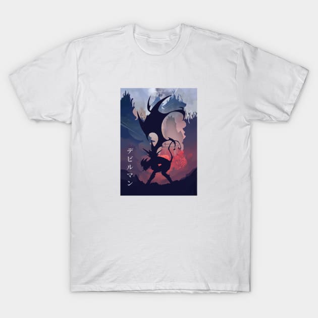 Devilman Cry Baby Anime T-Shirt by The Artz